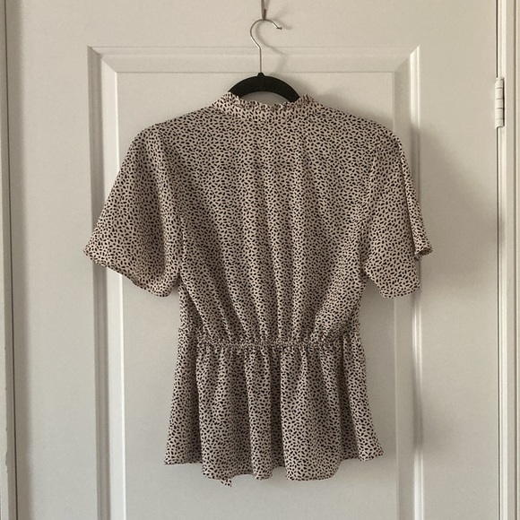 Blush Wrap-Style Blouse - Picture 3 of 5